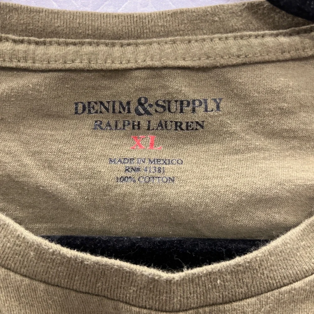 Polo Ralph Lauren xL distressed green tee - Picture 5 of 5